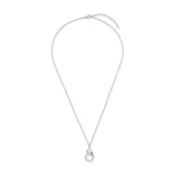 s.Oliver Halskette - mit  verschlungenen Silberringen