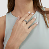 s.Oliver Ring - Set aus vier hochwertigen Edelstahlringen