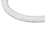 s.Oliver Armband - aus Edelstahl-Mesh mit funkelnden Zirkoniasteinen