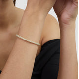 s.Oliver Armband - aus Edelstahl-Mesh mit funkelnden Zirkoniasteinen