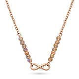 s.Oliver Halskette - mit Infinity und Schmuckperlen