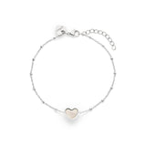 s.Oliver Armband - Herz mit Perlmutt-Detail