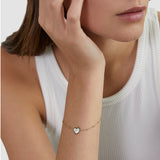 s.Oliver Armband - Herz mit Perlmutt-Detail