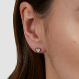 s.Oliver Ohrstecker - Herz mit Perlmut-Detail