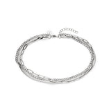 s.Oliver Armband - Layering aus Edelstahl