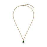 s.Oliver Halskette - Green Stone