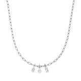 s.Oliver Halskette - aus Edelstahl mit Stein-Details