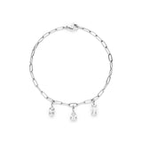 s.Oliver Armband - aus Edelstahl mit Stein-Details