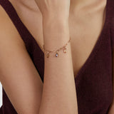 s.Oliver Armband - aus Edelstahl mit Stein-Details