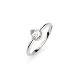 s.Oliver Ring - aus Edelstahl mit Stein-Detail