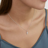 s.Oliver Halskette - aus Silber mit Kreuz Detail