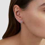 s.Oliver Ohrstecker - aus Silber mit Kreuz Detail