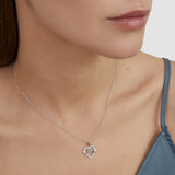 s.Oliver Halskette - aus Silber mit Infinity-Herz Detail