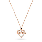 s.Oliver Halskette - aus Silber mit Infinity-Herz Detail