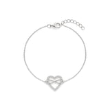 s.Oliver Armband - aus Silber mit Infinity-Herz Detail