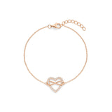 s.Oliver Armband - aus Silber mit Infinity-Herz Detail