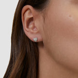 s.Oliver Ohrstecker - aus Silber mit funkelnden Herzen