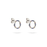 s.Oliver Ohrstecker - aus Silber mit Regenbogen Steinen