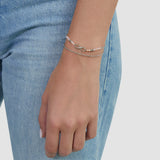 s.Oliver Armband - mit Infinity Detail und Schmuckperlen