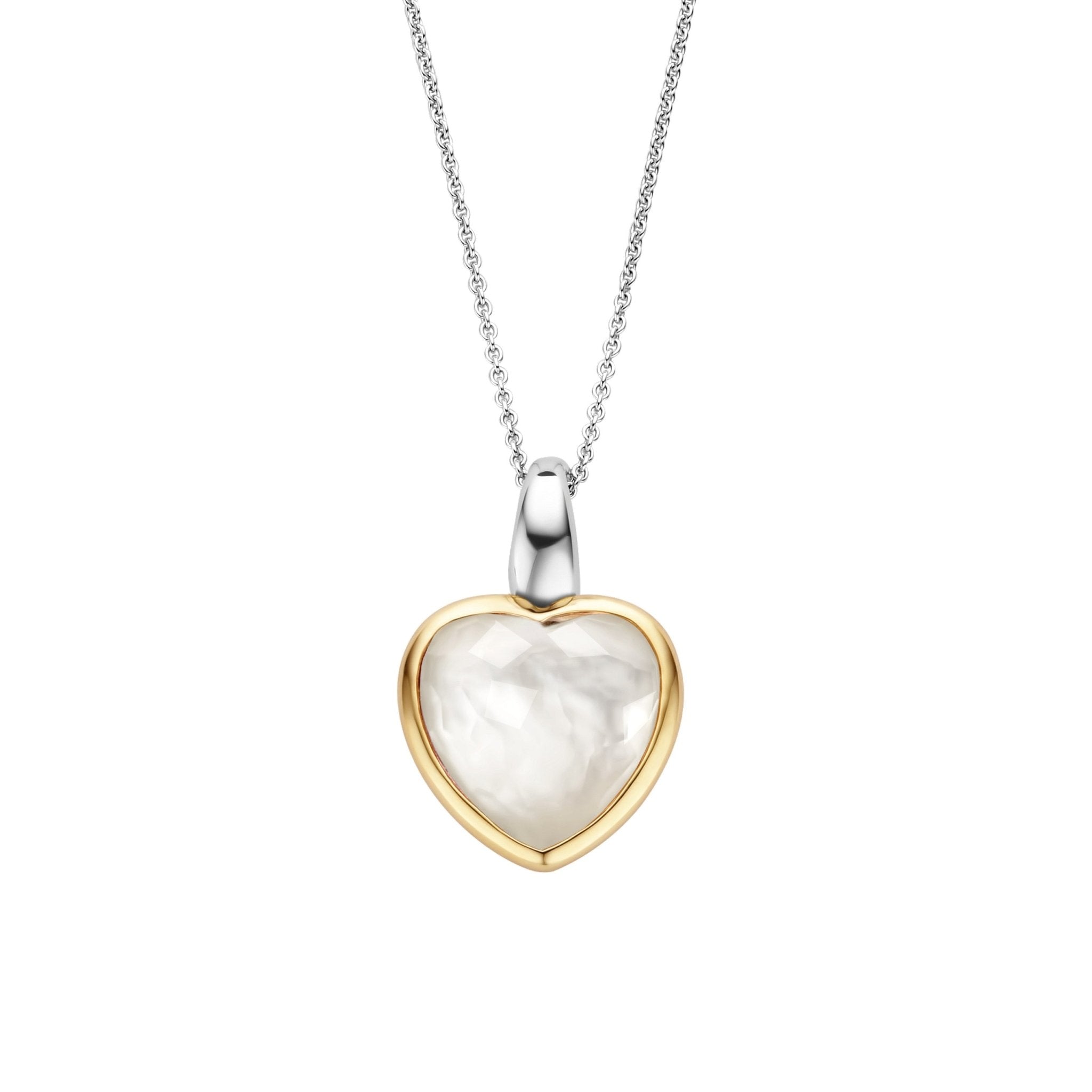 Ti Sento Milano Anhänger – The Perlmutt Heart Pendant - Cool | Time