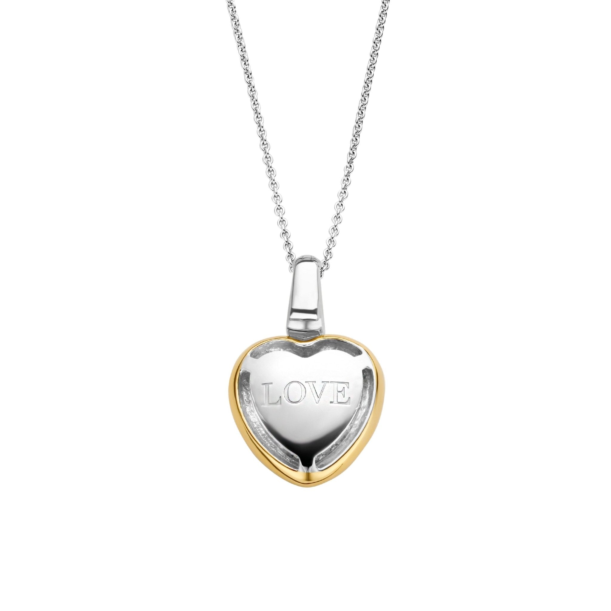 Ti Sento Milano Anhänger – The Sparkling Heart Pendant - Cool | Time