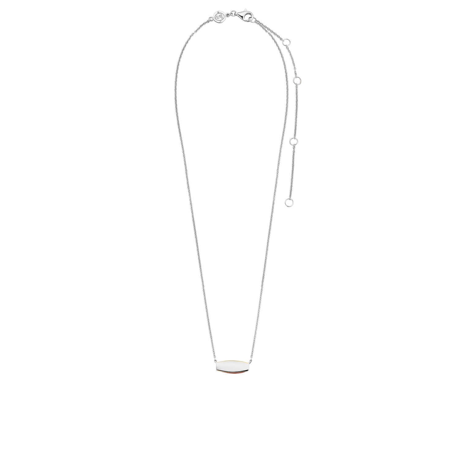 Ti Sento Milano Halskette – The Red Golden Pendant - Cool | Time