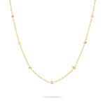 Die Tamaris Halskette - Tiny Tubes zeichnet sich durch eine zarte Goldkette mit kleinen Röhrenakzenten aus und ist eine elegante Wahl für die Damen Schmuck Kollektionen von Tamaris.