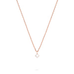 Tamaris Cross Halskette in Roségold mit filigraner Kette und funkelndem Zirkonia-Anhänger