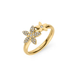 Tamaris Ring - The new Glitter Flower  in 52