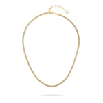 Die Tamaris Halskette - Modern Layering ist eine elegante goldene Schlangenkette mit verstellbarem Verschluss und Verlängerung - das perfekte Damen-Schmuckstück der Marke Tamaris.
