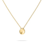Die Tamaris Halskette - Modern Layering von Tamaris überzeugt mit goldener Schlangenkette und kleinem, glattem, unregelmäßig ovalem Anhänger - ein elegantes Schmuckstück für Damen.