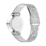Die Tamaris Armbanduhr - Sparkle Up wird von hinten gezeigt, wobei das elegante Verschlussdesign und das detaillierte Gehäuse von Tamaris hervorgehoben werden.